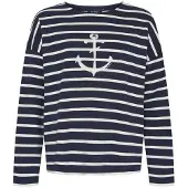 Sea Ranch Nessie Print Long Sleeve T-shirt Bleu L Femme