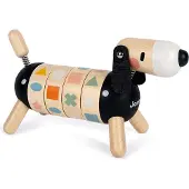 Janod Jouet en bois - Chien des Formes et Couleurs Sweet Cocoon - Dès 2 ans