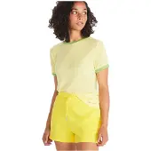 Marmot Switchback Short Sleeve T-shirt Jaune M Femme
