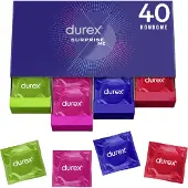 Durex Surprise Me - coffret de préservatifs (40 pcs)