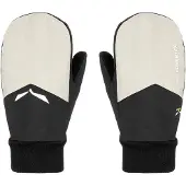 Salewa Powertex Tirolwool Responsive Mittens Blanc,Gris M Enfants
