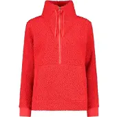 CMP 32p3806 Half Zip Sweatshirt Rouge L Femme