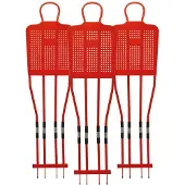 Sporti France 180 Cm Free Kick Training Dummy 3 Units Rouge