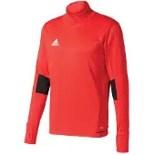 Adidas Tiro 17 Sweatshirt Rouge 7-8 Years Garçon