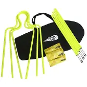Powershot Free Kick Training Dummy 3 Units Jaune 180 cm