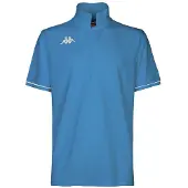 Kappa Barli Short Sleeve Polo Bleu M Homme