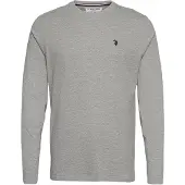 U.S. POLO ASSN. T-Shirt 'UMBROLIN' gris chiné