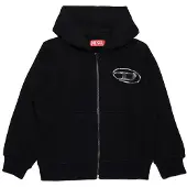 Diesel Kids J02001 Sweatshirt Noir 4 Years Garçon
