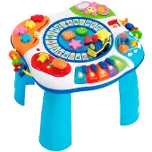 WINFUN Tren Y Piano Español Activity Table Multicolore 12 Months Enfants