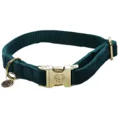 Kentucky Velvet Dog Collar Vert 45-75 cm