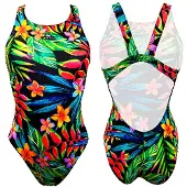 Turbo Vibrant Jungle Swimsuit Multicolore L Femme