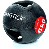 Gymstick Rubber Medicine Ball With Handles 6kg Noir 6 kg