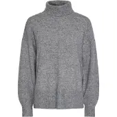 Pieces Pull-over gris chiné