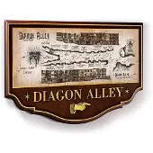 Noble Collection Plaque Murale du Chemin De Traverse Harry Potter