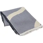 Broste Copenhagen Tide plaid bleu