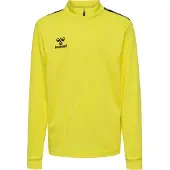 Hummel Sweat de sport jaune foncé / noir