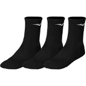 Mizuno Unisexe, Chaussettes de sport, Training 3 P Socks (38 - 40), Noir
