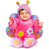 MOM Butterfly Baby Costume Rose 7-12 Months Enfants