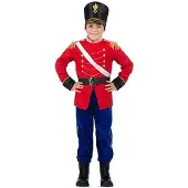 MOM Toy Soldier Jacket Junior Costume Rouge 3-4 Years Enfants