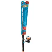Shakespeare Cosmic Orange Spinning Fishing Combo Blanc 1.40 m / 10-35 g