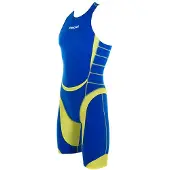 Mosconi Shark X Pro Sleeveless Trisuit Jaune,Bleu XL Homme
