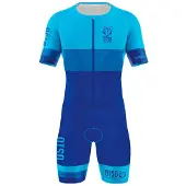 Otso Aoki Short Sleeve Trisuit Bleu XS Femme