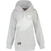 Superdry Code Logo Che Os Hoodie Gris M-L Femme