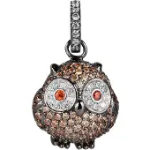 Lancaster Jla-pen-owl-4 Necklace Doré Femme
