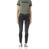 Hurley Oceancare Mary High Waist Jeans Gris 28 Femme