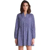 Salsa Jeans Cotton Long Sleeve Short Dress Bleu XS Femme