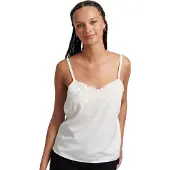 Superdry Studios Upspec Cami Sleeveless Blouse Blanc XL Femme