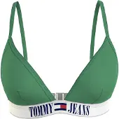 Tommy Hilfiger Uw0uw04079 Bikini Top Vert S Femme