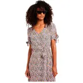 Protest Banda Short Sleeve Dress Rose M Femme