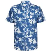 Petrol Industries 435 Aop Short Sleeve Shirt Bleu L Homme