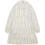 Tom Tailor Allover Printed Long Sleeve Dress Jaune 152 cm Fille