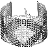 Karl Lagerfeld Bracelet - - KLASSIC 5512203 - Noir - Argent - Mousqueton en laiton