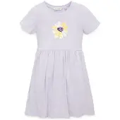 Tom Tailor Artwork Jersey Short Sleeve Dress Violet 92-98 cm Fille