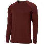 Saxx Roast Master Crew Long Sleeve T-shirt Rouge M Homme