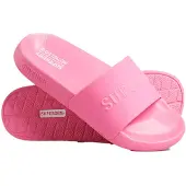 Superdry Code Logo Vegan Slides Rose EU 36-37 Femme