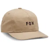 FOX Racing Casquette à visière incurvée, logo taupe