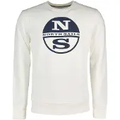 North sails Organic Fleece Sweatshirt Blanc S Homme