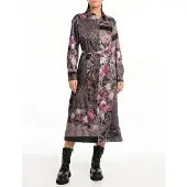 Replay W9086 .000.74954 Long Sleeve Long Dress Marron M Femme