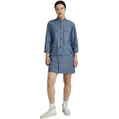G-Star D24745-d186 Long Sleeve Short Dress Bleu XL Femme