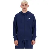 New Balance Veste de survêtement 'Essentials' bleu foncé / blanc