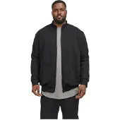 Jack & Jones Paulos Plus Size Full Zip Sweatshirt Noir 5XL Homme
