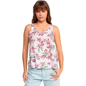 Roxy Flowing Tank Pr Sleeveless T-shirt Multicolore M Femme