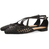 Gioseppo Ballerines à lanières 'Leskovic' noir
