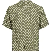 Jack & Jones Bluryland Short Sleeve Shirt Vert L Homme