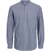 Jack & Jones Blend Long Sleeve Shirt Gris S Homme