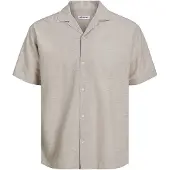 Jack & Jones Blend Short Sleeve Shirt Gris M Homme